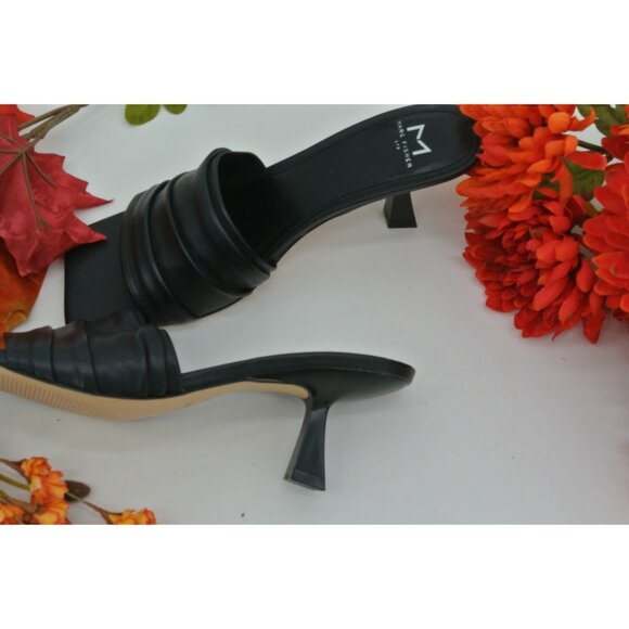 Marc Fisher Ltd Black Leather Strappy Sandals Size 8M - Picture 7 of 10